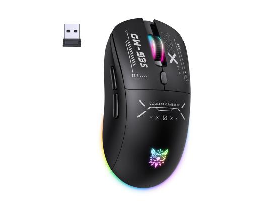 ONIKUMA CW935 Wireless Mouse 2.4G Gaming Mouse 4K Hz Polling Rate Premium Gaming Mouse - Black